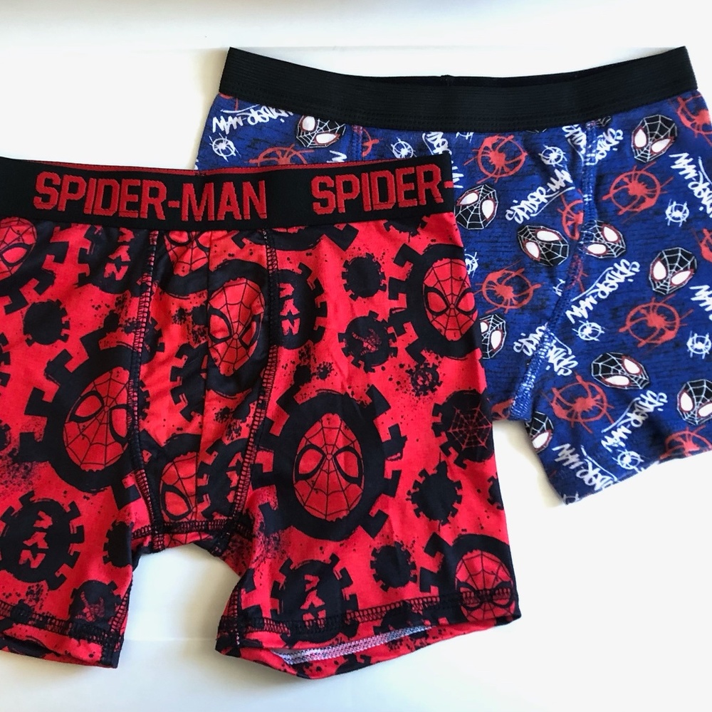 MARVEL Spiderman Boxers sz 8